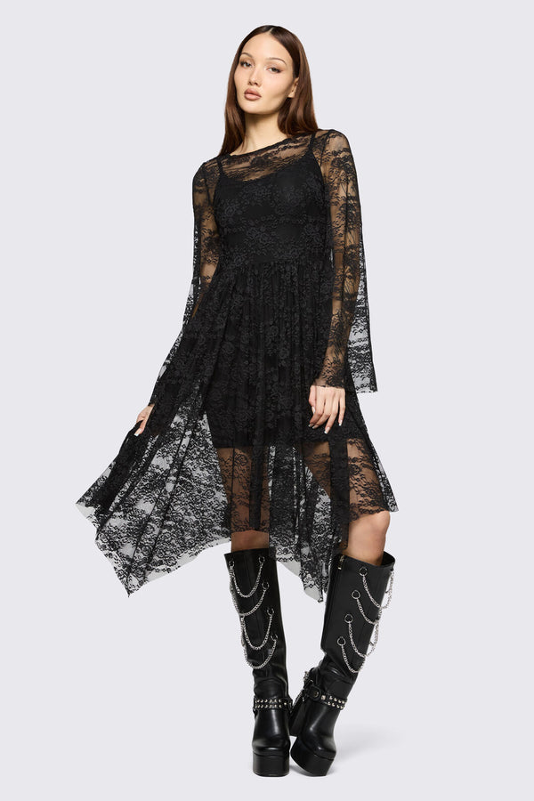 Black Friday - Affinity Goth Lace Dress - black