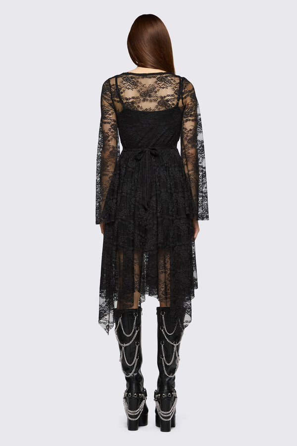 Black Friday - Affinity Goth Lace Dress - black