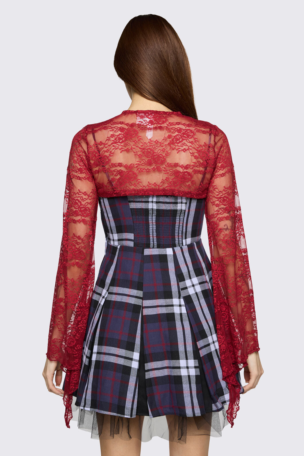 Black Friday - Affinity Goth Lace Sleeves - red