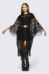 Black Friday - Affinity Goth Lace Cloak - black