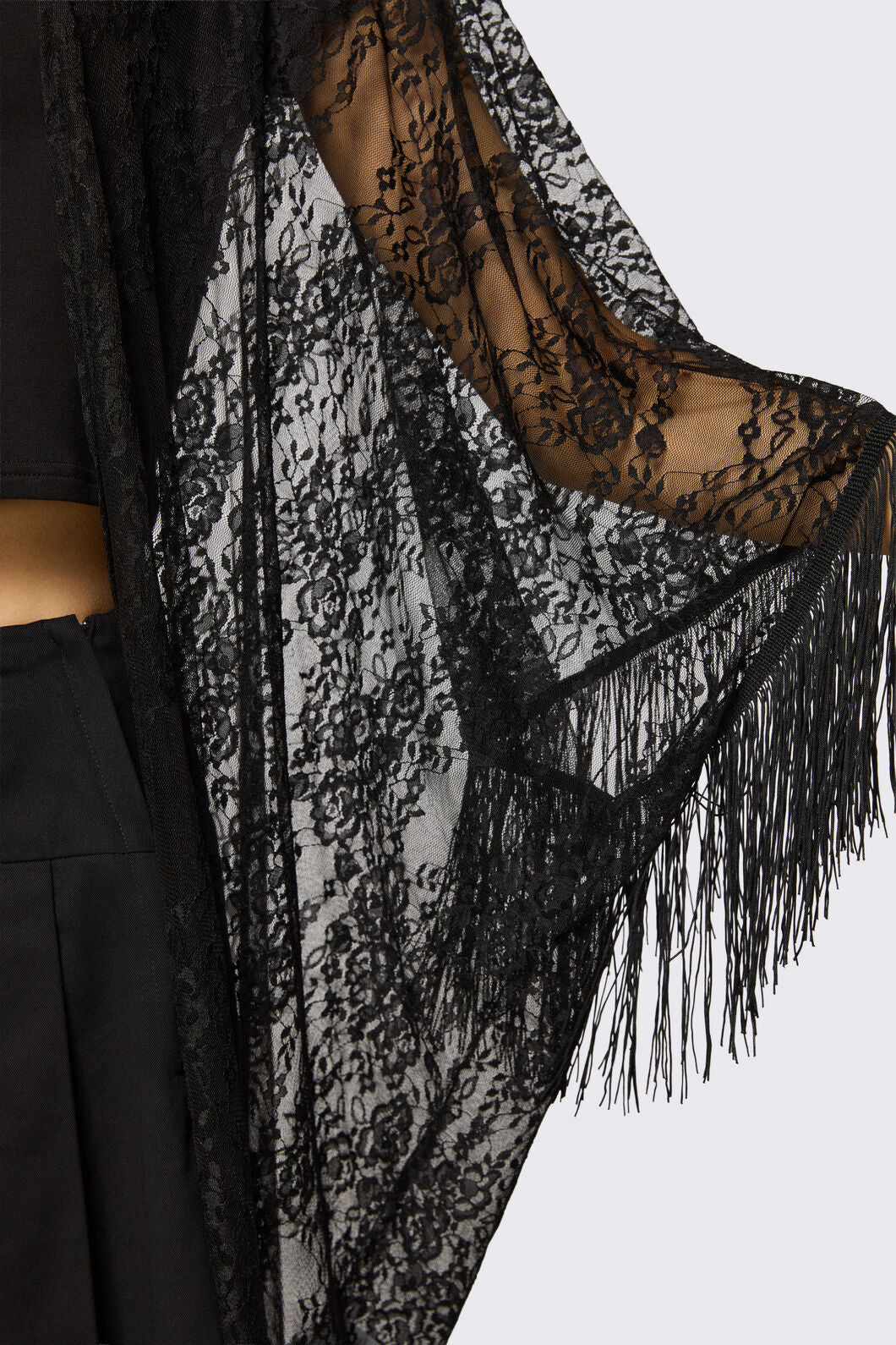 Black Friday - Affinity Goth Lace Cloak - black