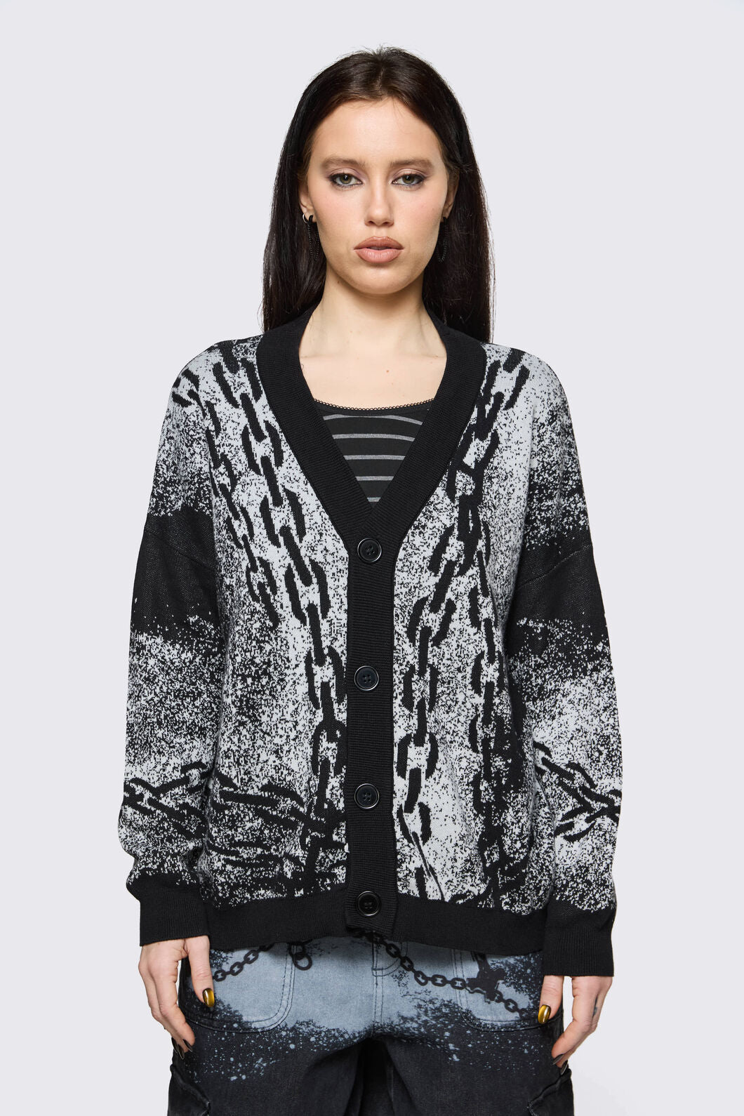Black Friday - Spray It Goth Cardigan - black
