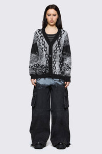 Black Friday - Spray It Goth Cardigan - black
