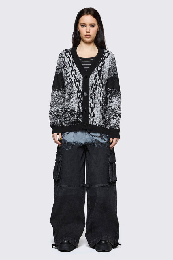Black Friday - Spray It Goth Cardigan - black