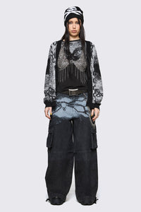 Black Friday - Spray It Goth Cardigan - black