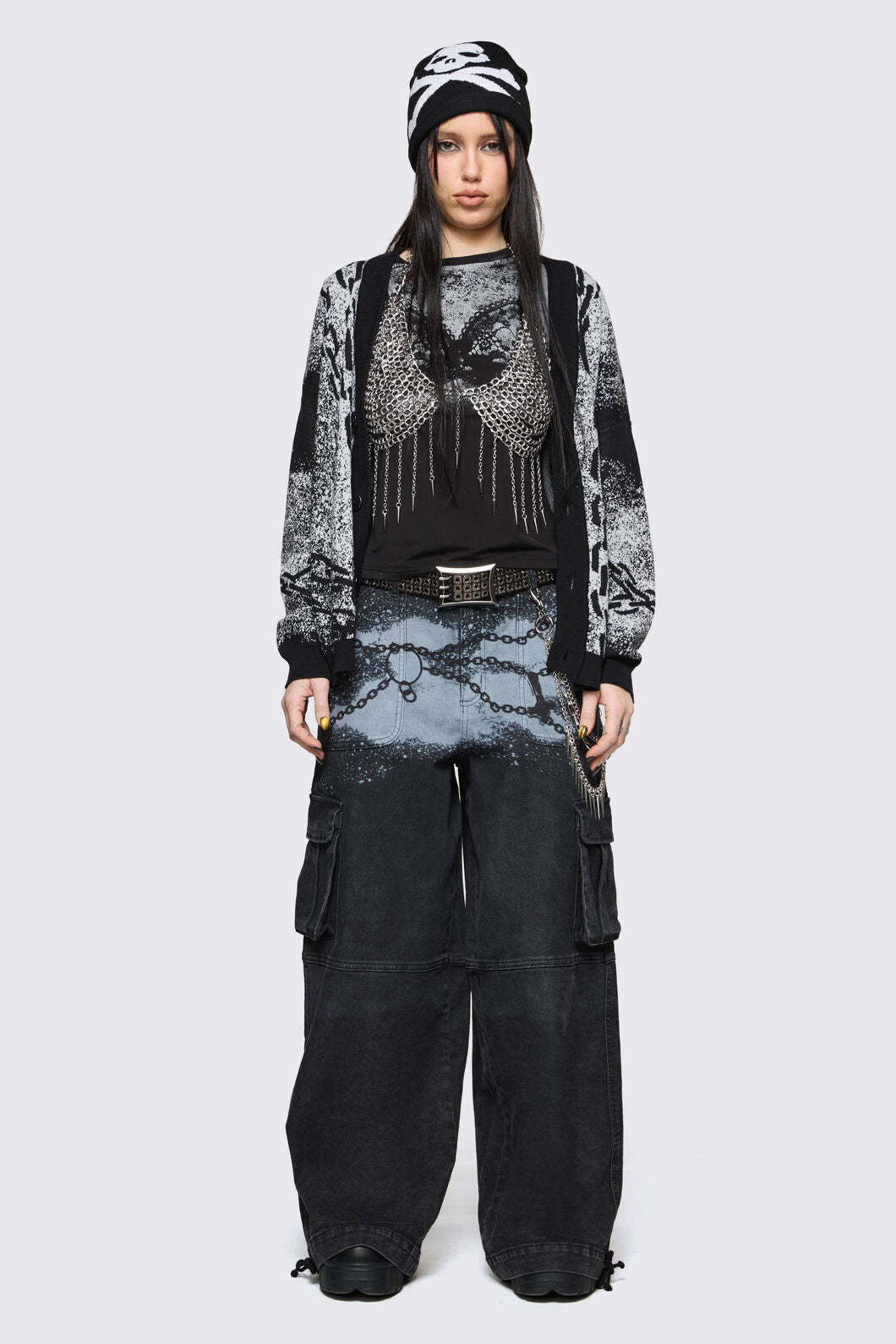 Black Friday - Spray It Goth Cardigan - black