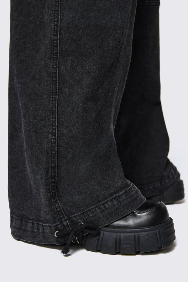 Black Friday - Spray It Goth Jean - black