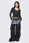 Black Friday - Diffused Long Sleeve Top - multi