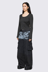 Black Friday - Diffused Long Sleeve Top - multi