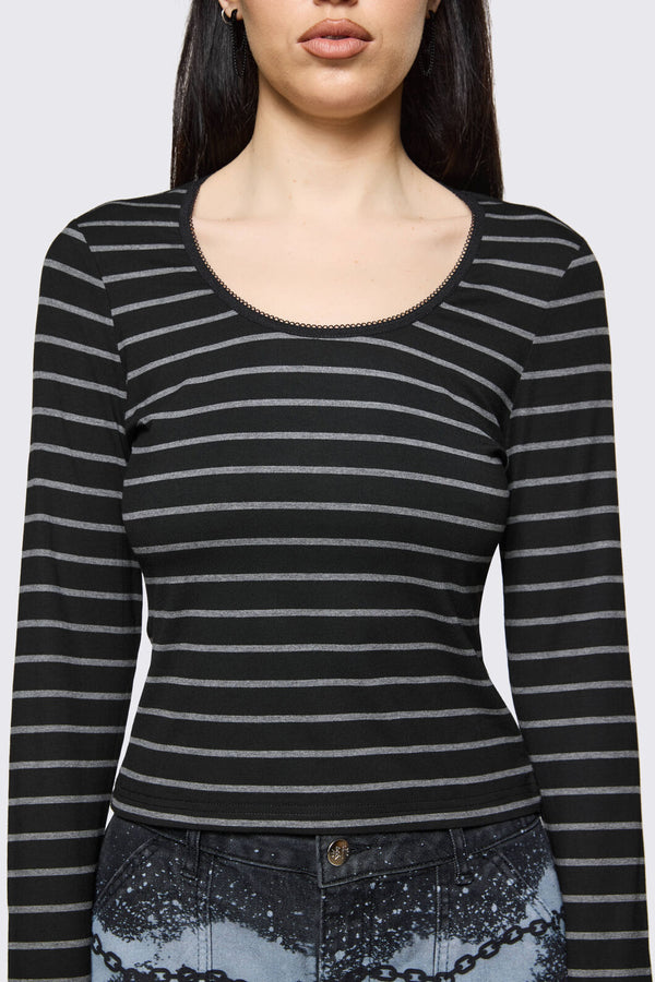 Black Friday - Diffused Long Sleeve Top - multi