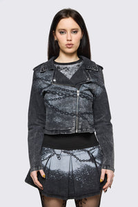 Black Friday - Spray It Goth Jacket - black