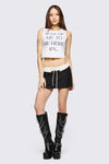 Black Friday - Hot Issue Slogan Tank - white