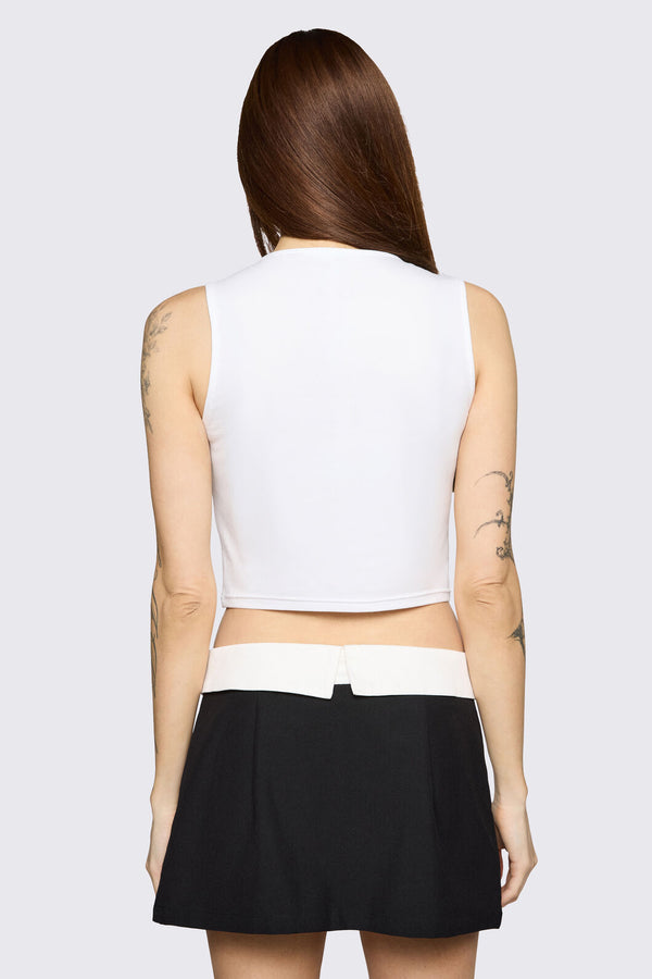 Black Friday - Hot Issue Slogan Tank - white