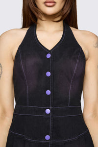 Black Friday - Hot Issue Denim Dress - black