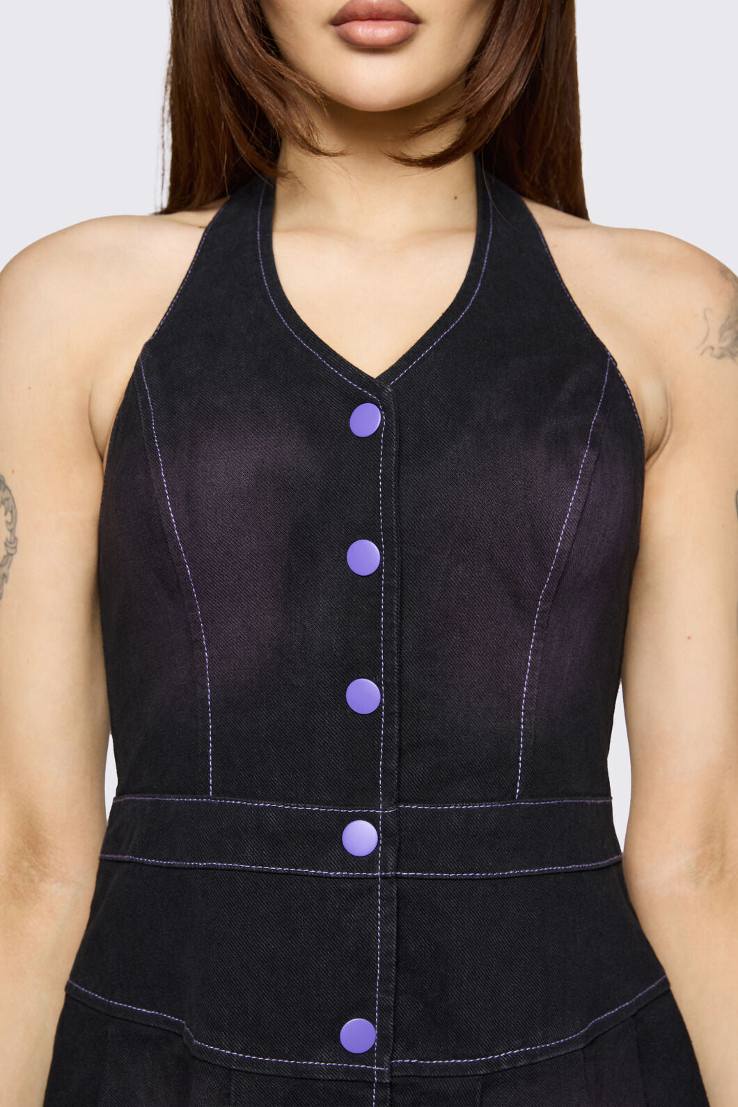 Black Friday - Hot Issue Denim Dress - black
