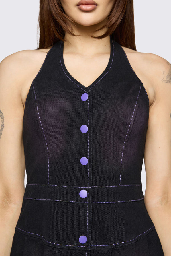 Black Friday - Hot Issue Denim Dress - black