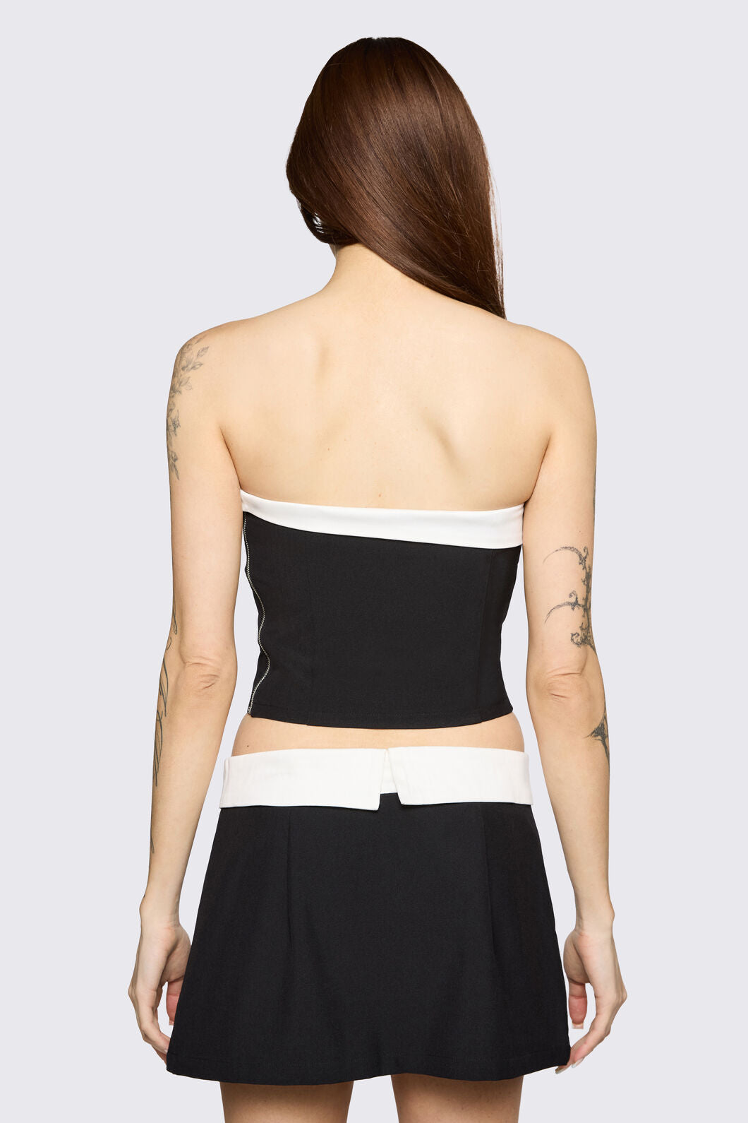 Black Friday - Hot Issue Tuxedo Corset - black