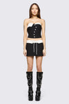 Black Friday - Hot Issue Tuxedo Skirt - black