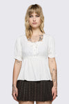 Black Friday - Low Whisper Flowy Top - cream