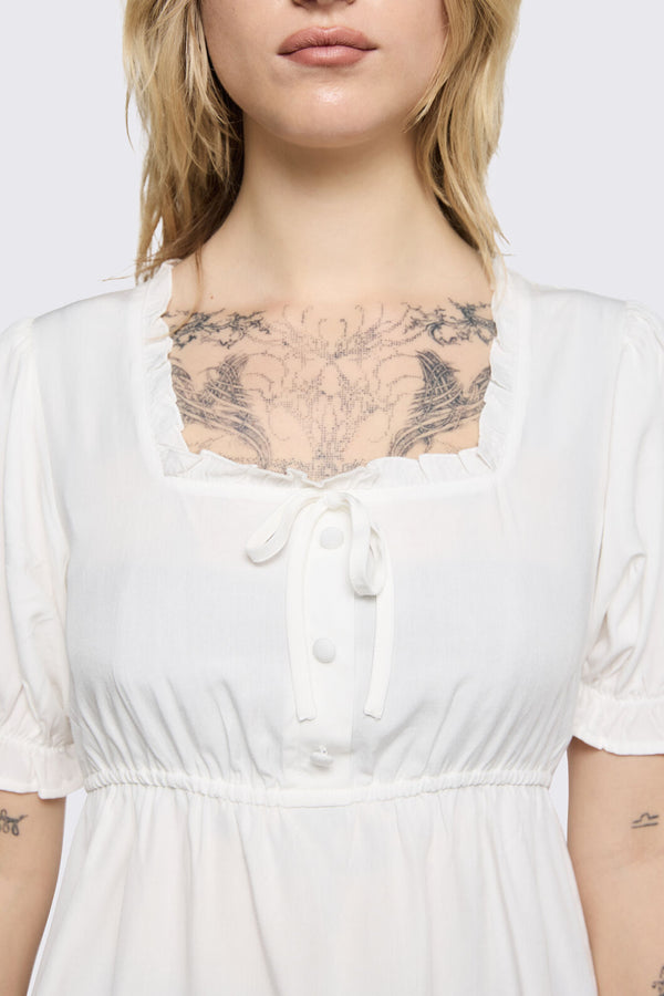 Black Friday - Low Whisper Flowy Top - cream