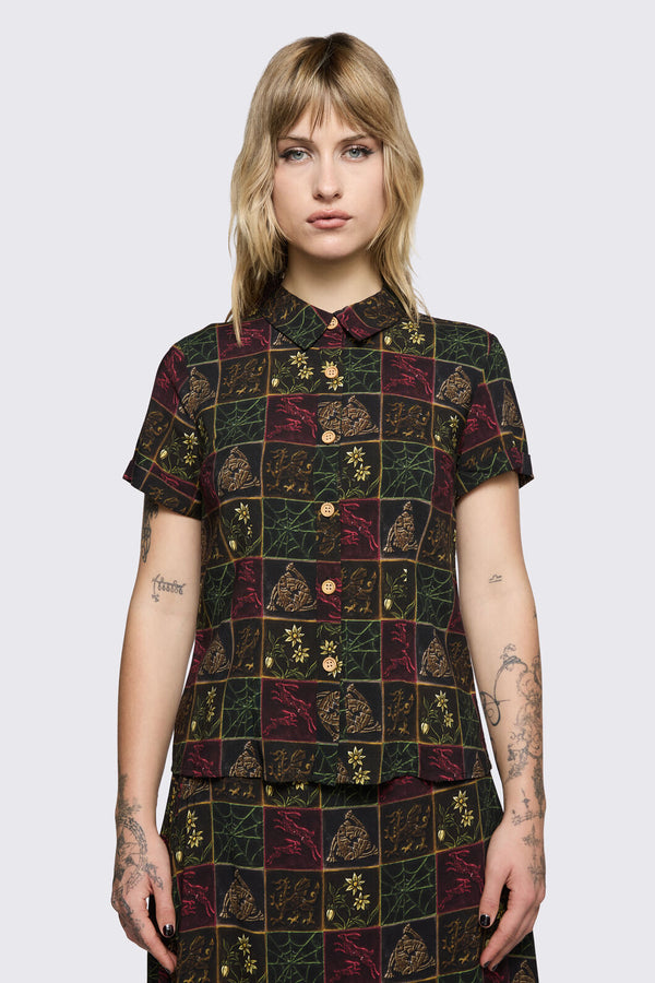 Black Friday - Fantasy Walk Blouse - multi