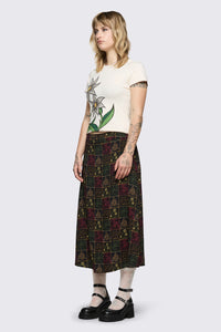 Black Friday - Fantasy Walk Midi Skirt - multi