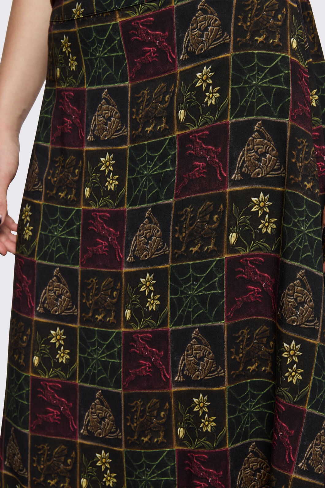 Black Friday - Fantasy Walk Midi Skirt - multi