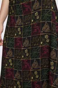 Black Friday - Fantasy Walk Midi Skirt - multi