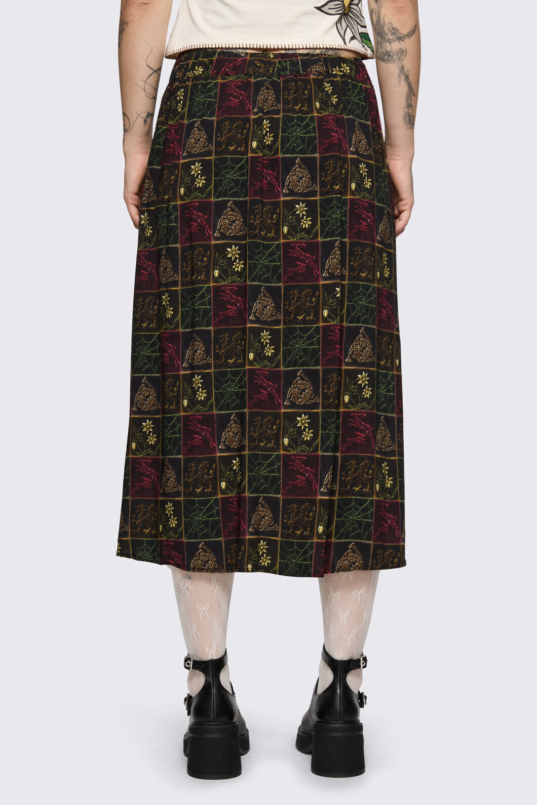 Black Friday - Fantasy Walk Midi Skirt - multi