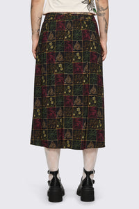 Black Friday - Fantasy Walk Midi Skirt - multi