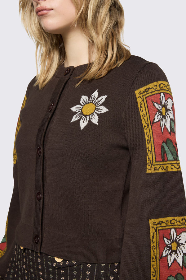 Black Friday - Low Whisper Cardigan - brown