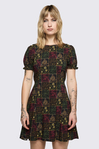Black Friday - Fantasy Walk Print Dress - multi