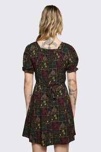 Black Friday - Fantasy Walk Print Dress - multi