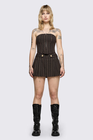Black Friday - Low Whisper Corset - brown