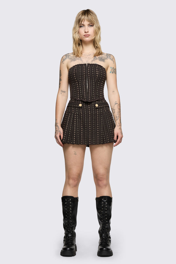 Black Friday - Low Whisper Corset - brown