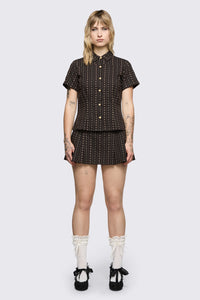 Black Friday - Low Whisper Blouse - brown