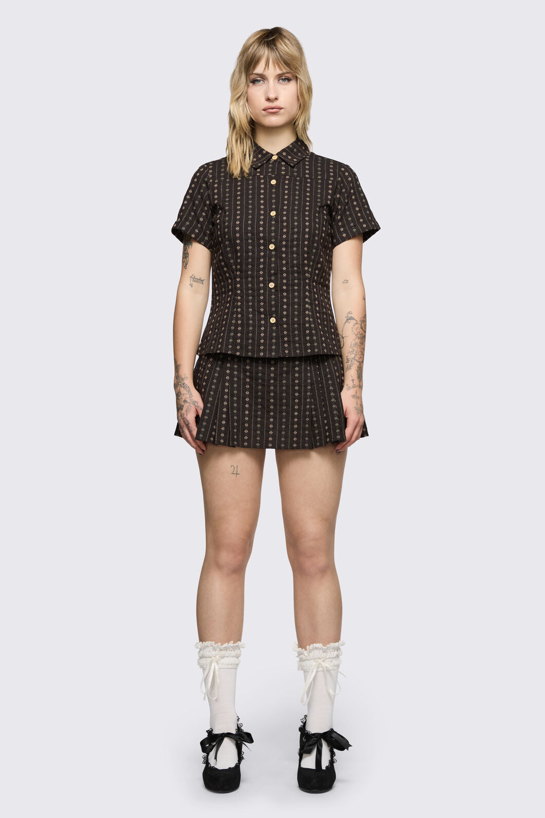 Black Friday - Low Whisper Blouse - brown