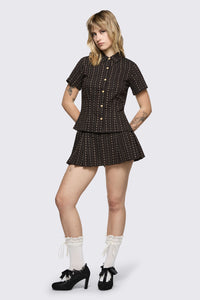 Black Friday - Low Whisper Blouse - brown