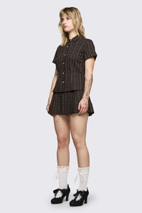 Black Friday - Low Whisper Blouse - brown