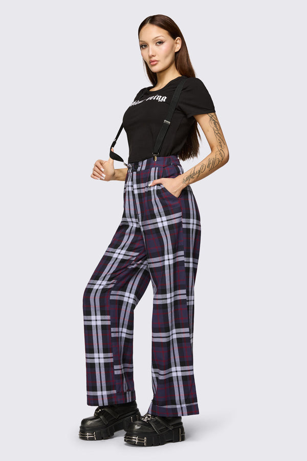 Black Friday - Monstre Tartan Pant - purple