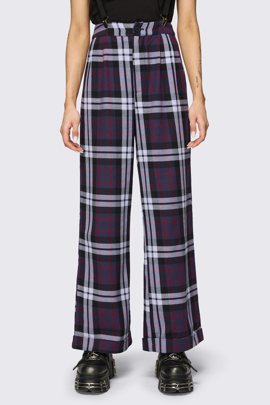 Black Friday - Monstre Tartan Pant - purple