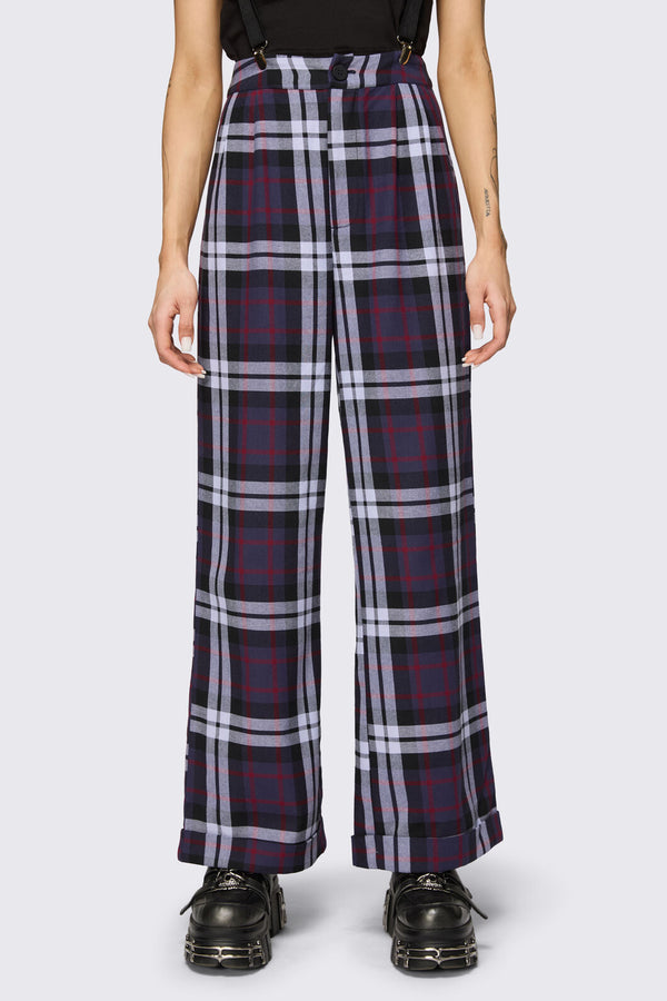 Black Friday - Monstre Tartan Pant - purple