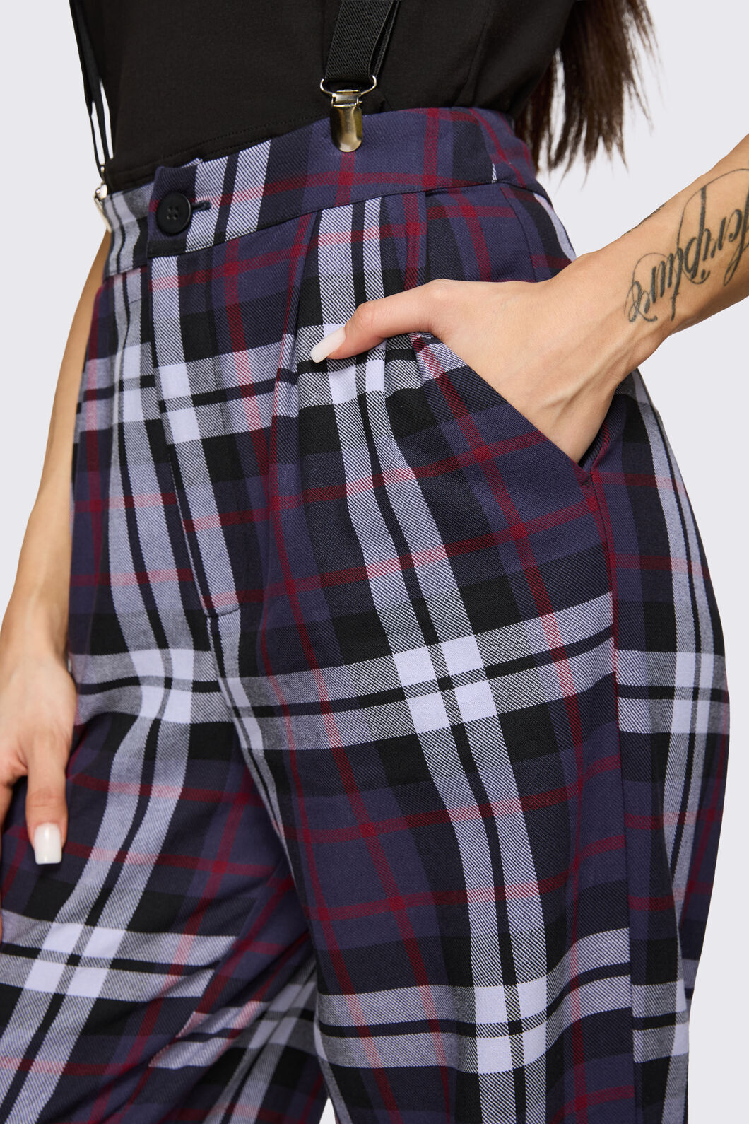 Black Friday - Monstre Tartan Pant - purple