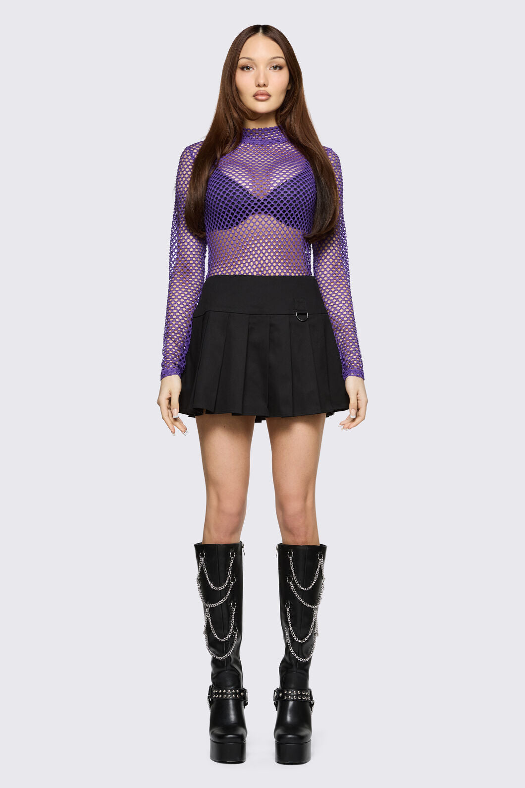 Black Friday - Bang Bang Pleated Skirt - black