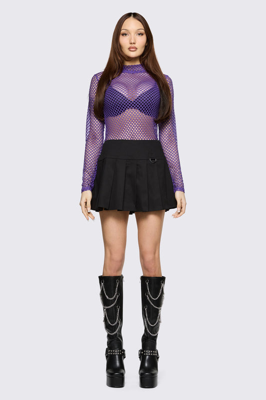 Black Friday - Bang Bang Pleated Skirt - black
