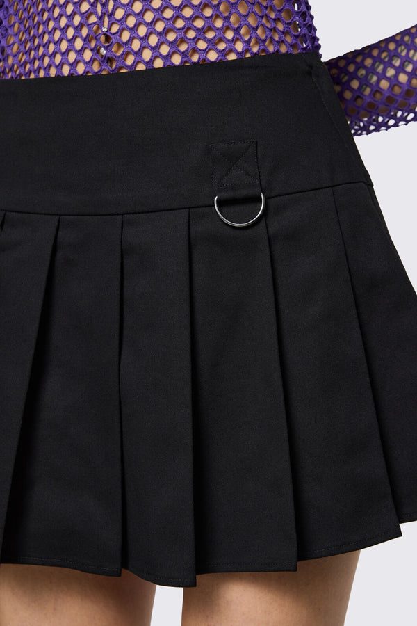 Black Friday - Bang Bang Pleated Skirt - black