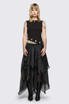 Black Friday - Ascend Eyelet Top - black