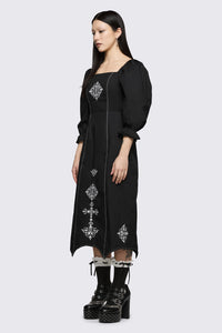Black Friday - Sunday Motif Dress - black