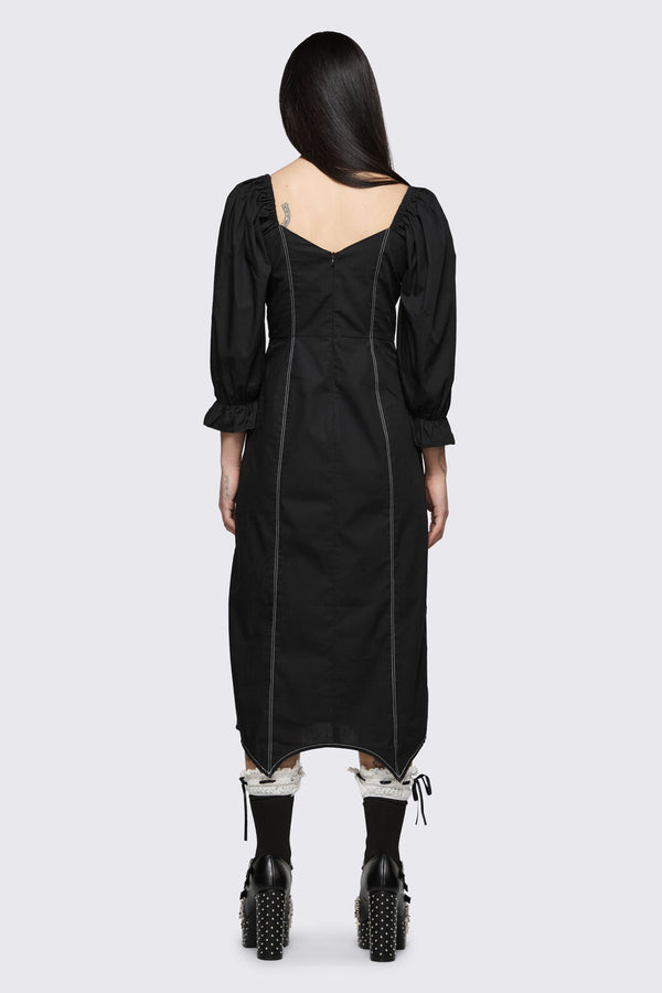 Black Friday - Sunday Motif Dress - black