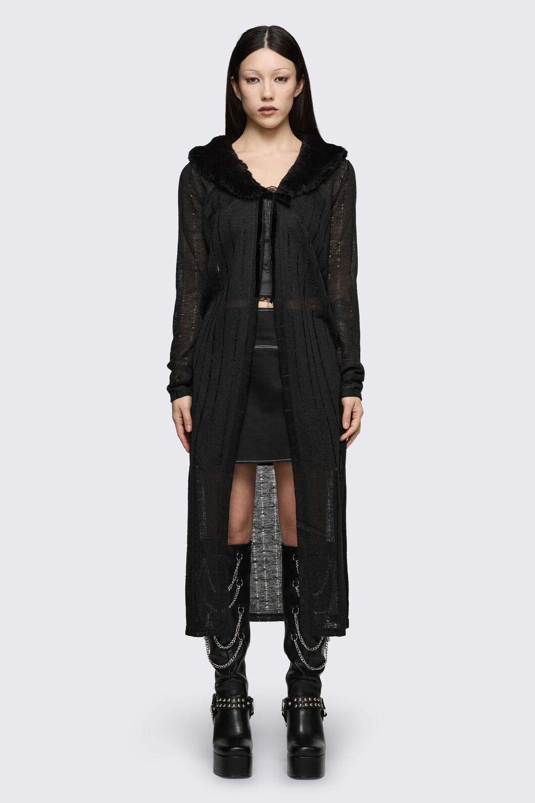Black Friday - Minister Knit Cloak - black